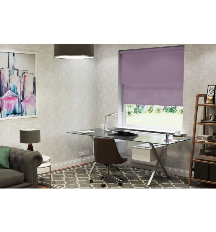 Lilac Double Roller Blind