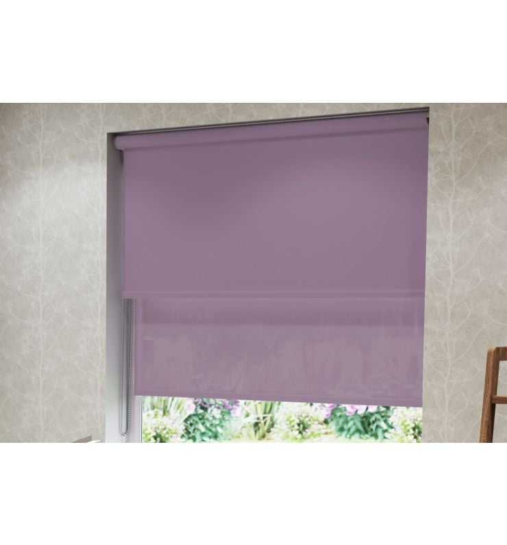 Lilac Double Roller Blind
