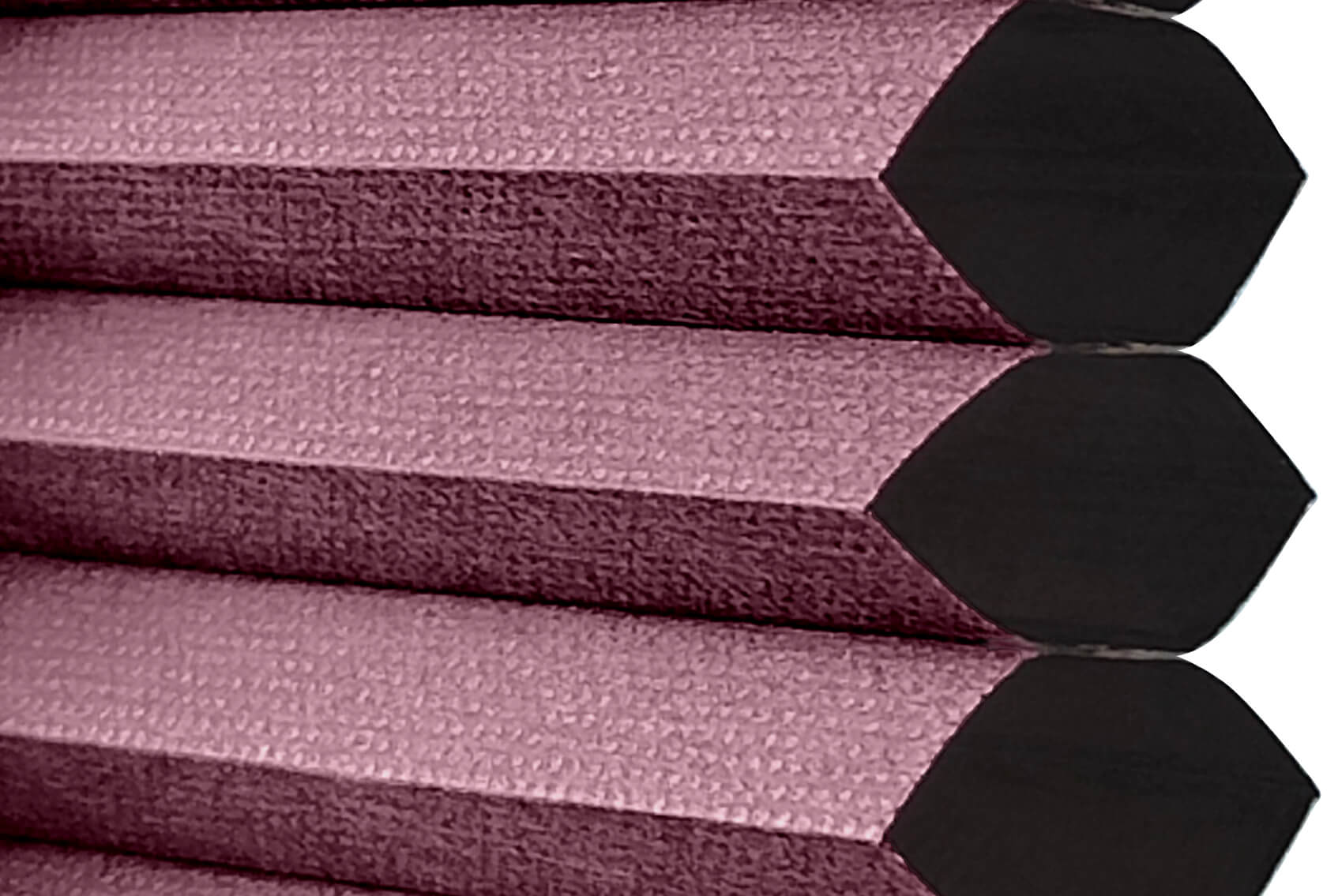 Clic Stick Fit Surface Aubergine Honeycomb Blackout Blind