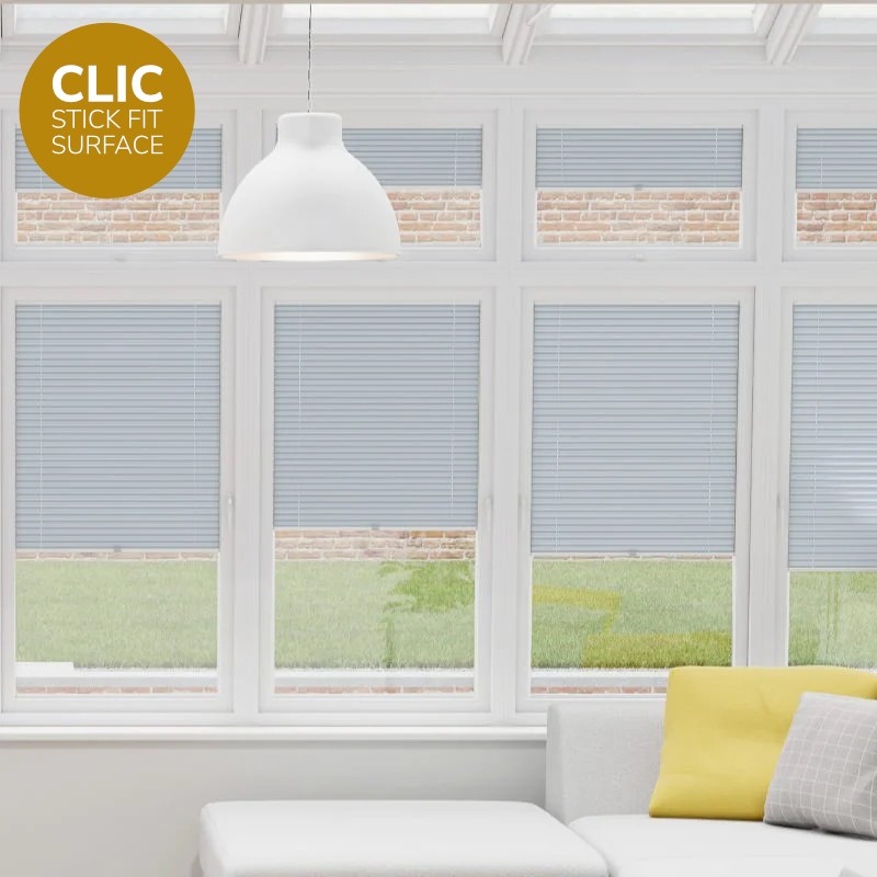 Clic Stick Fit Surface Cloud Honeycomb Blackout Blind