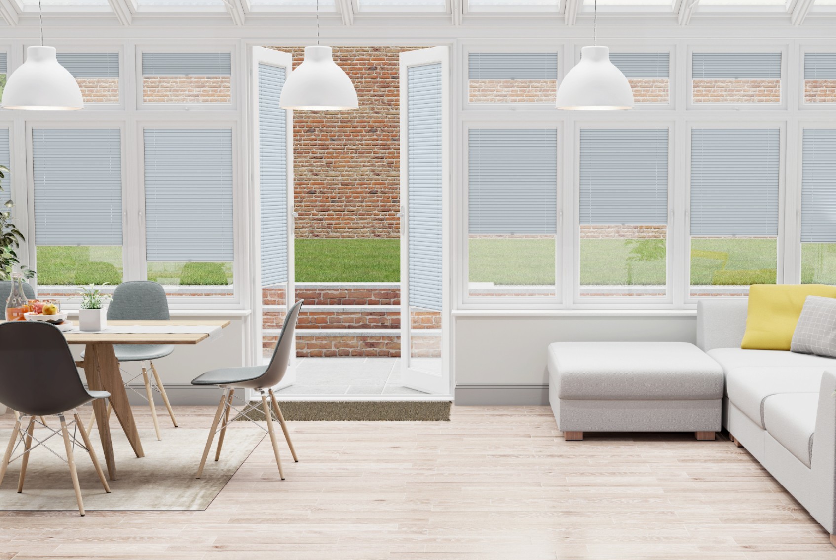 Clic Stick Fit Surface Cloud Honeycomb Blackout Blind