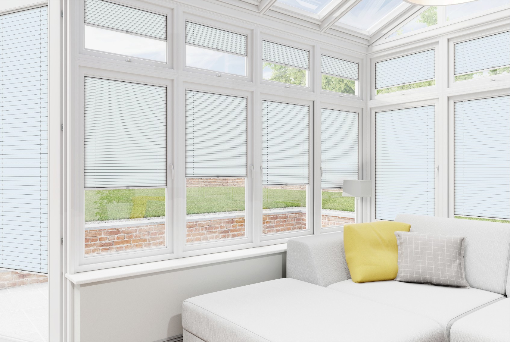 Clic Stick Fit Surface Cloud Honeycomb Blackout Blind