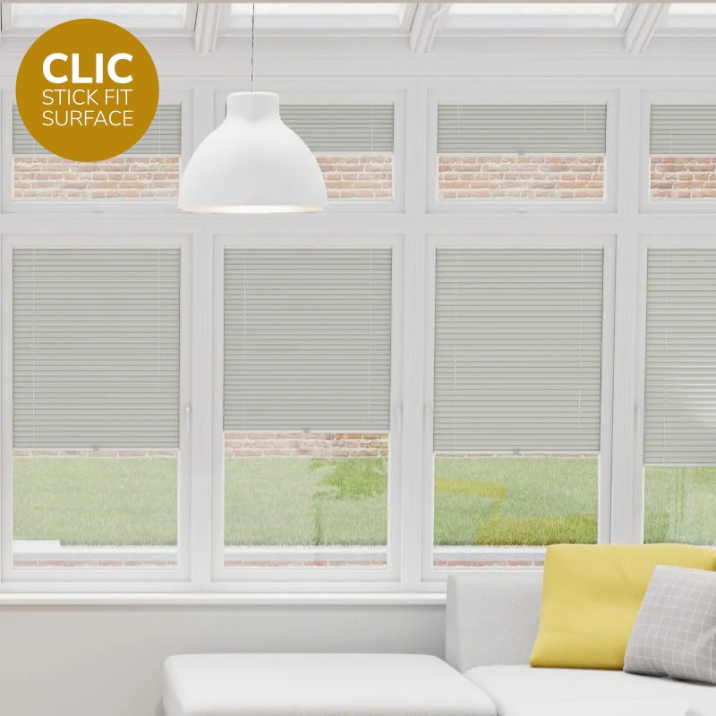 Clic Stick Fit Surface Cream Honeycomb Blackout Blind