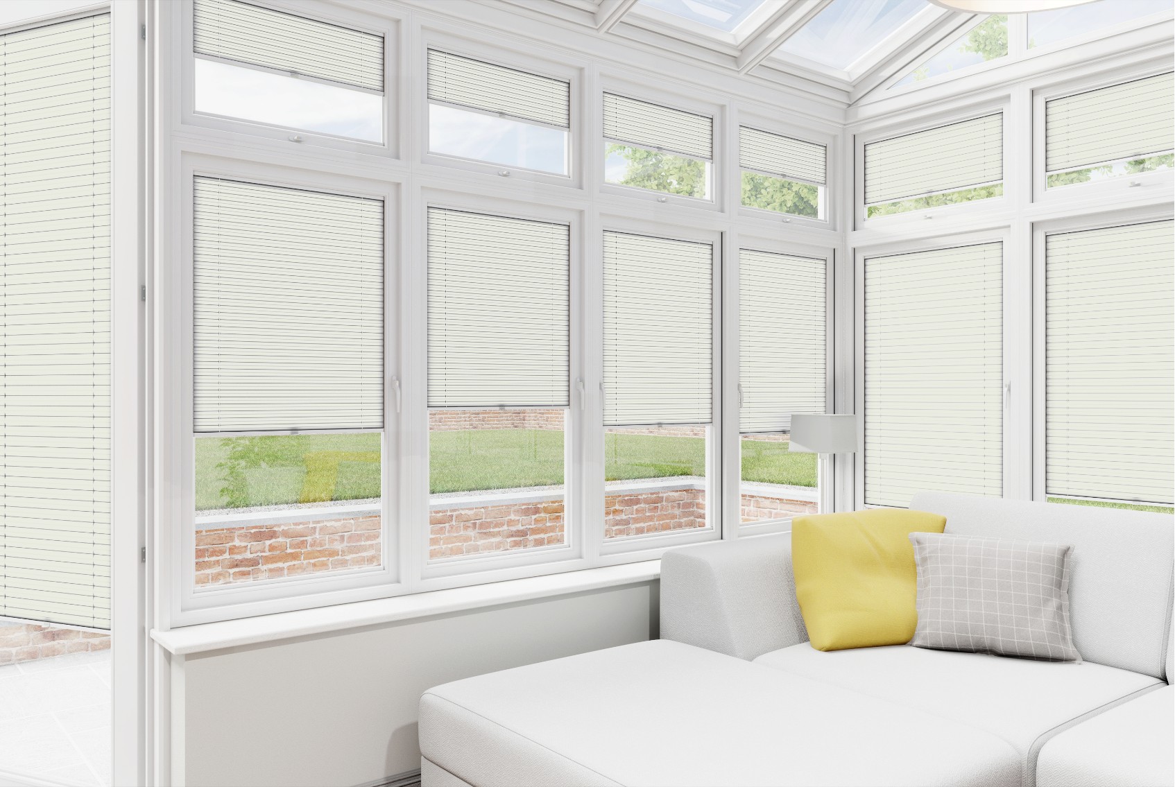 Clic Stick Fit Surface Cream Honeycomb Blackout Blind