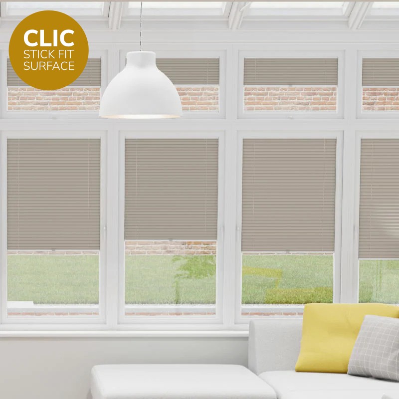 Clic Stick Fit Surface Dawn Honeycomb Blackout Blind