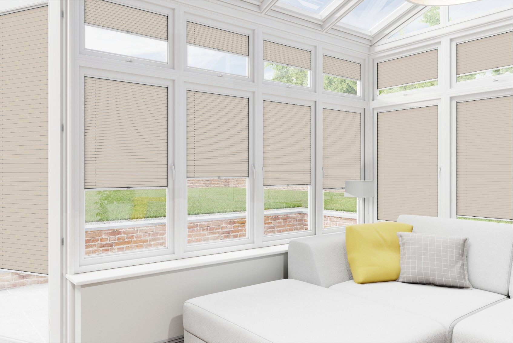 Clic Stick Fit Surface Dawn Honeycomb Blackout Blind