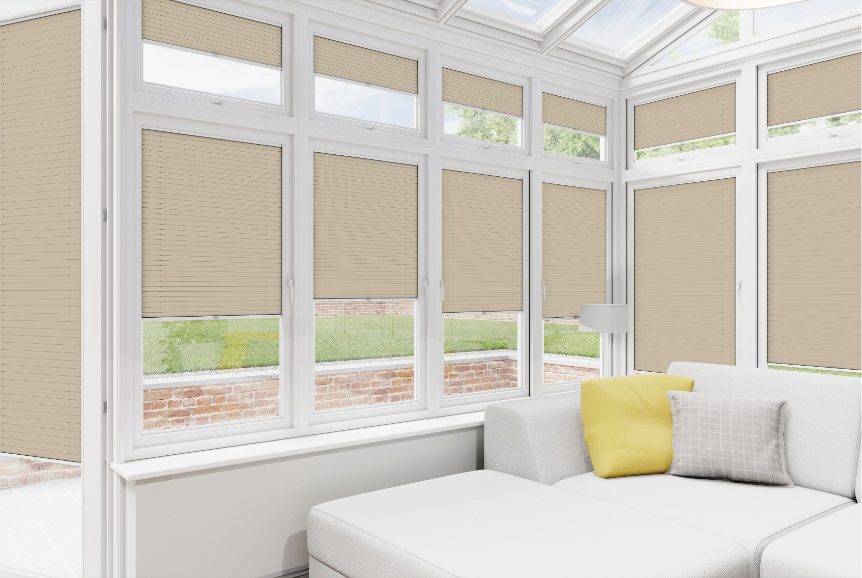 Clic Stick Fit Surface Dune Honeycomb Blackout Blind