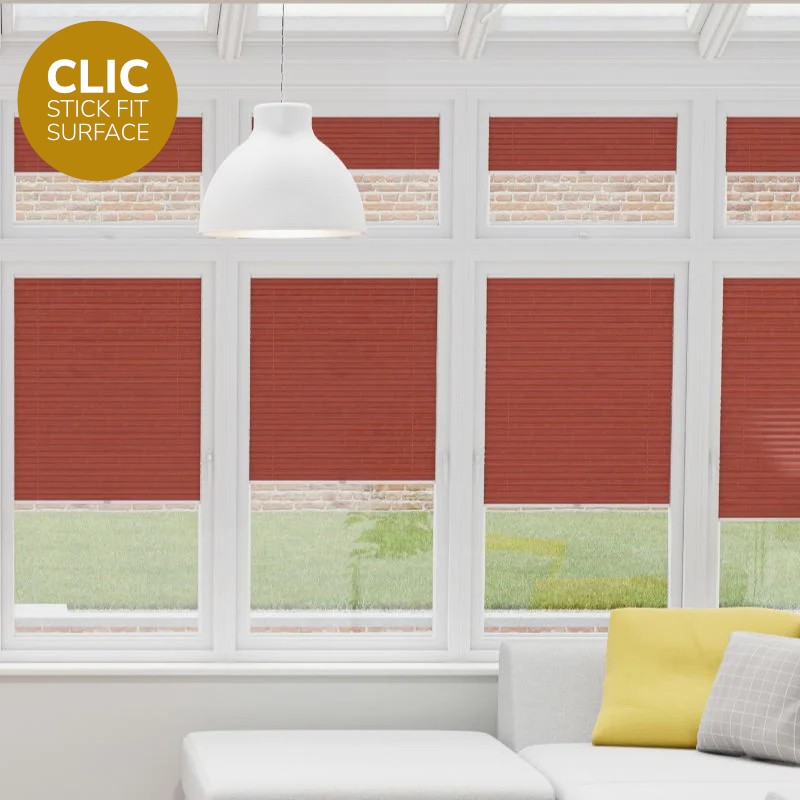 Clic Stick Fit Surface Flame Honeycomb Blind