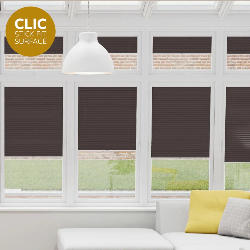Clic Stick Fit Surface Iron Honeycomb Blackout Blind