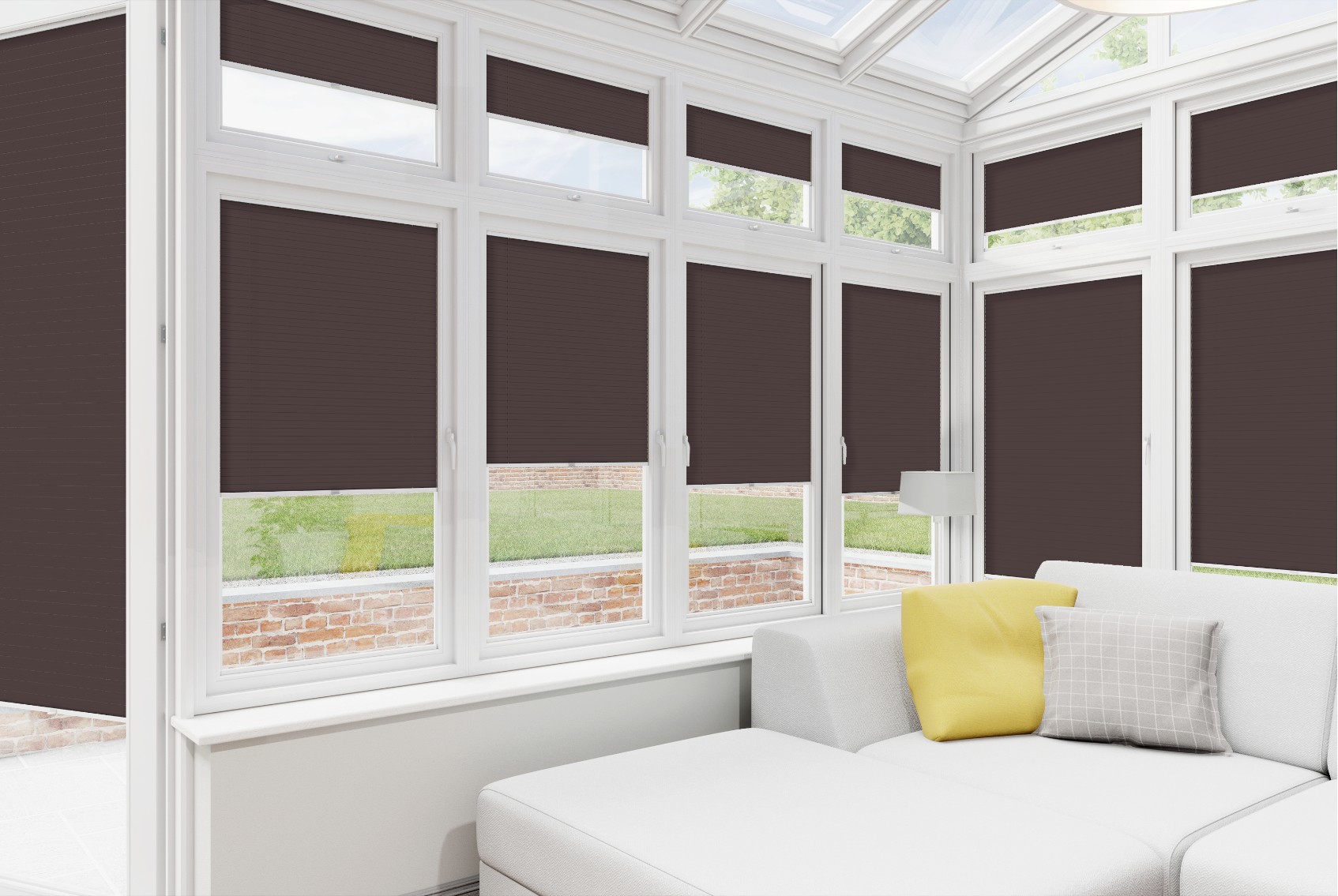 Clic Stick Fit Surface Iron Honeycomb Blackout Blind
