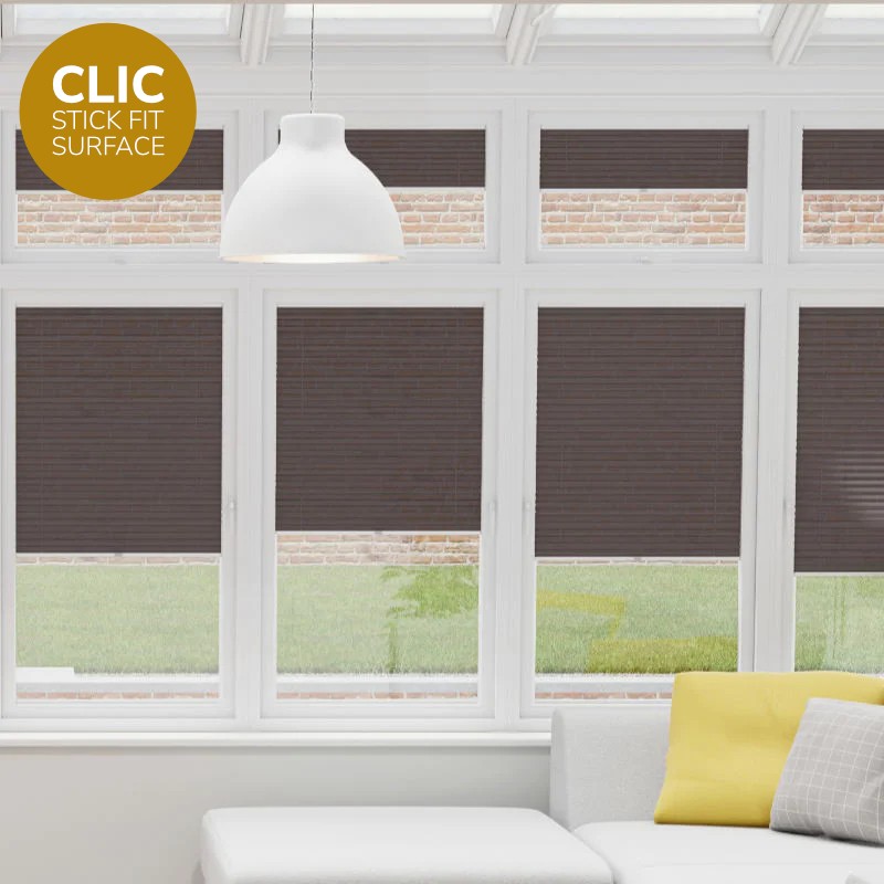 Clic Stick Fit Surface Iron Honeycomb Blind