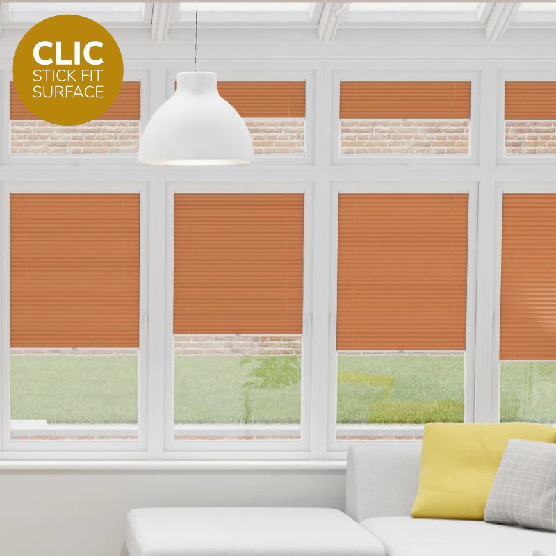 Clic Stick Fit Surface Jaffa Honeycomb Blackout Blind