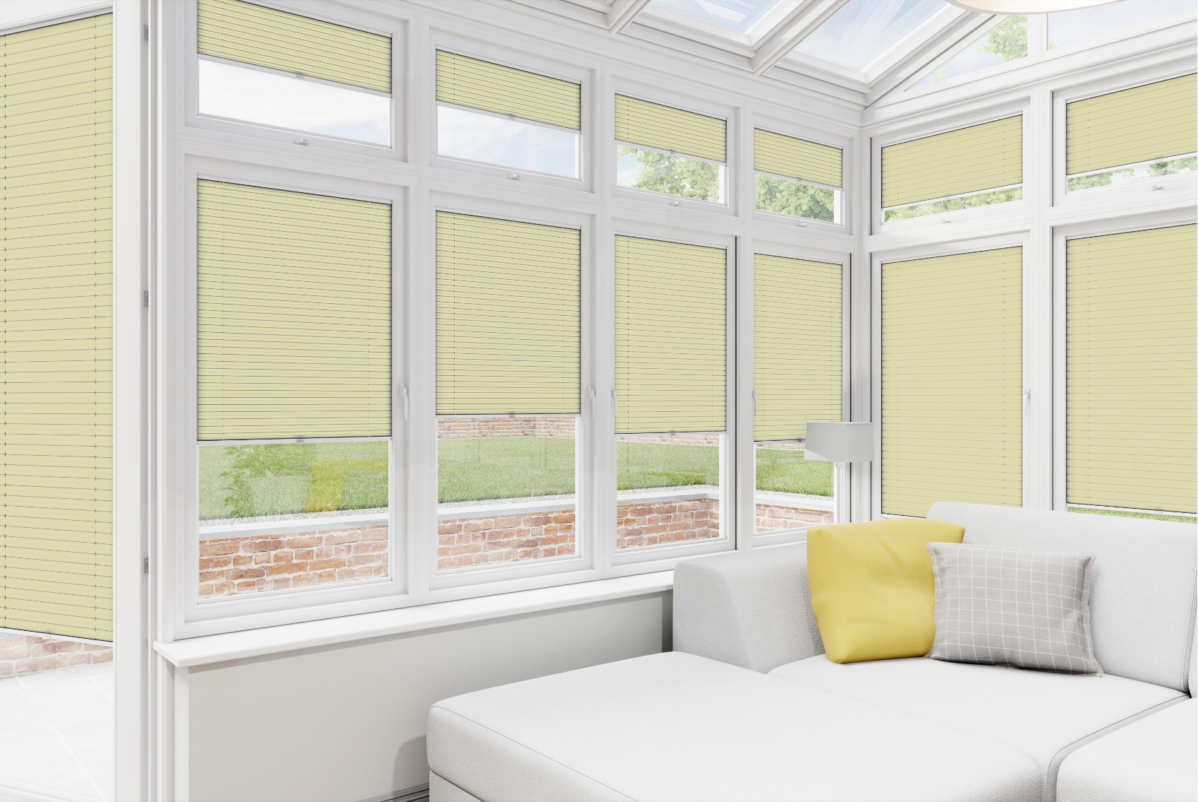 Clic Stick Fit Surface Melon Honeycomb Blackout Blind