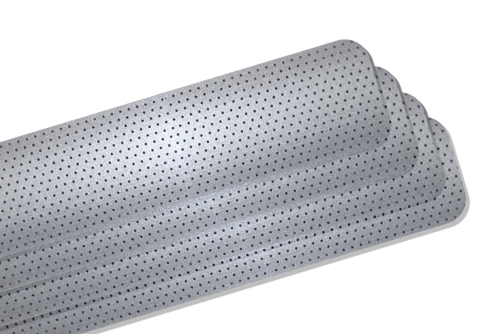 Clic Stick Fit Surface Perforated Silver Venetian Blind