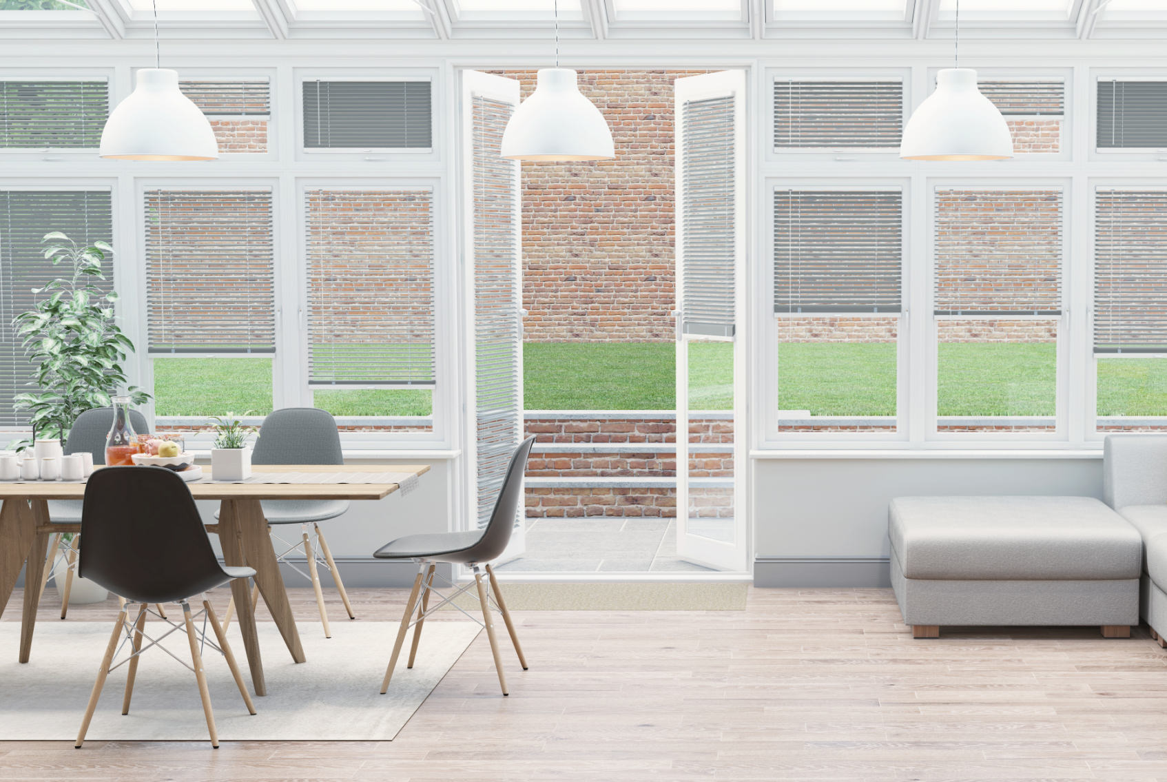 Clic Stick Fit Surface Slate Venetian Blind