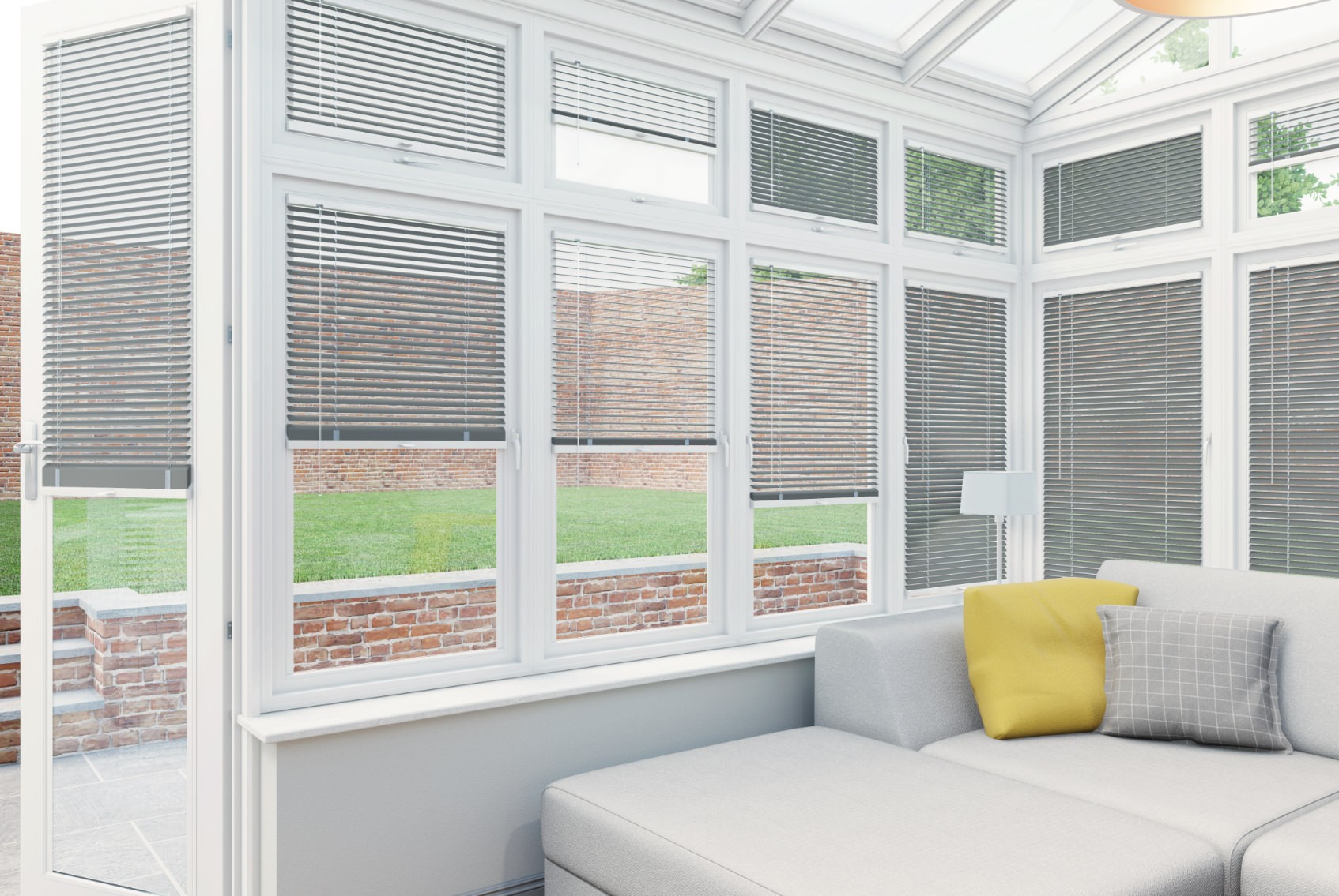 Clic Stick Fit Surface Slate Venetian Blind