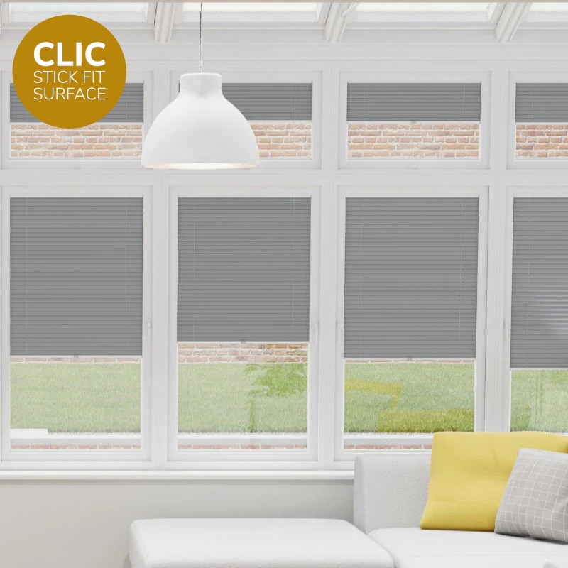 Clic Stick Fit Surface Steel Honeycomb Blackout Blind