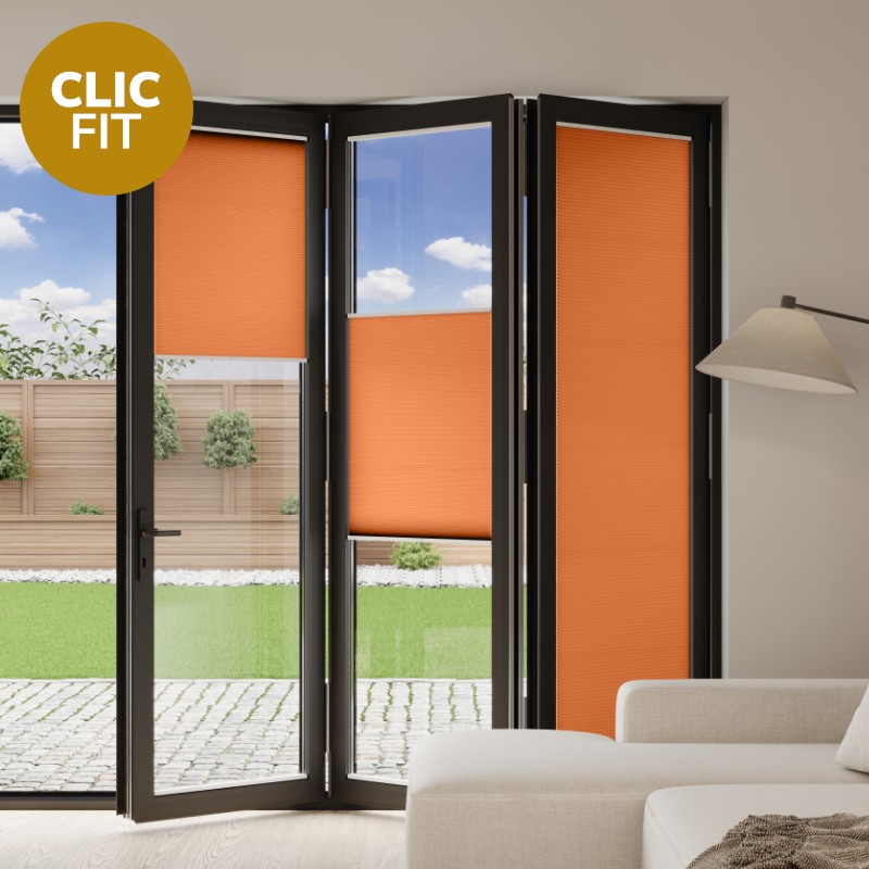 Prestige Clic Fit Jaffa Honeycomb BiFold Door Blind