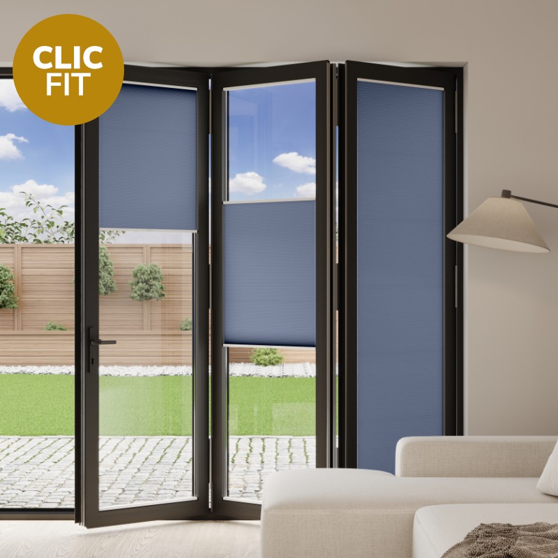 Prestige Clic Fit Jeans Honeycomb BiFold Door Blind