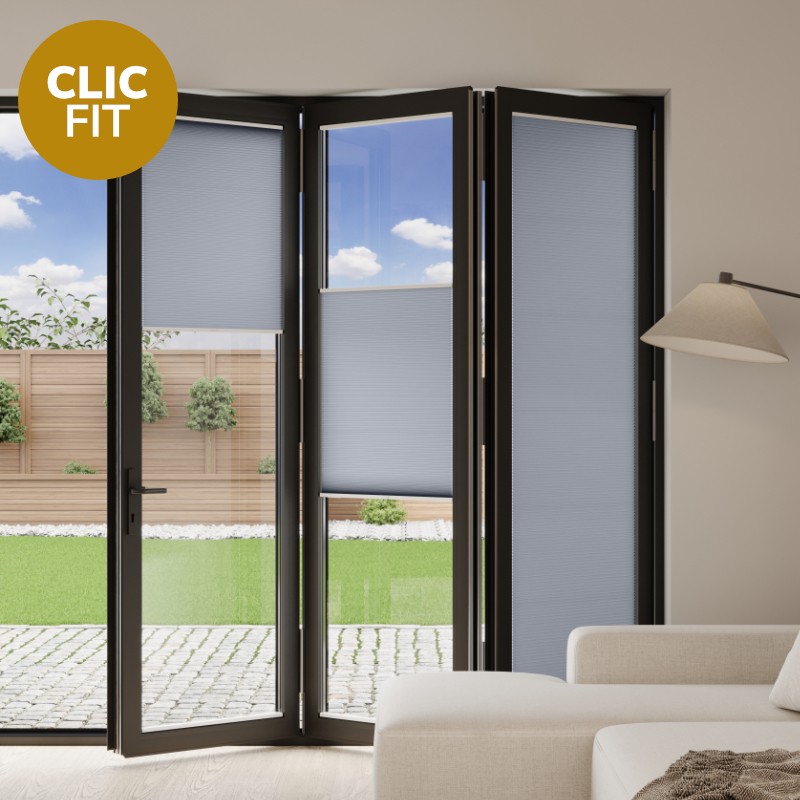 Prestige Clic Fit Steel Honeycomb BiFold Door Blind