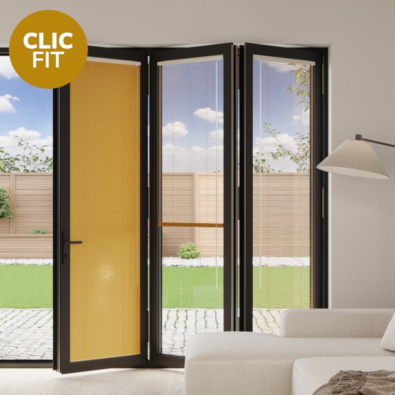 Prestige Clic Fit Sunflower Venetian BiFold Door Blind