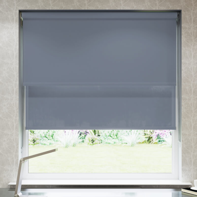Denim Double Roller Blind