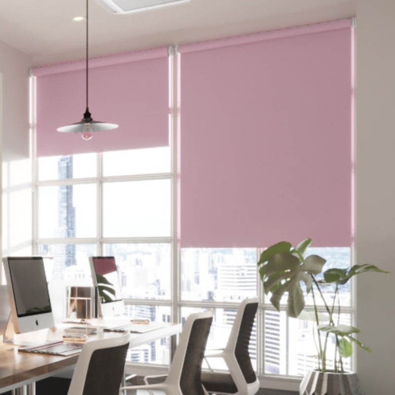 Commercial FR Dimout Lilac Premium XL Roller Blind