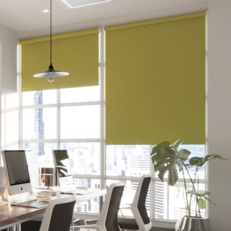 Commercial FR Dimout Marsh Premium XL Roller Blind