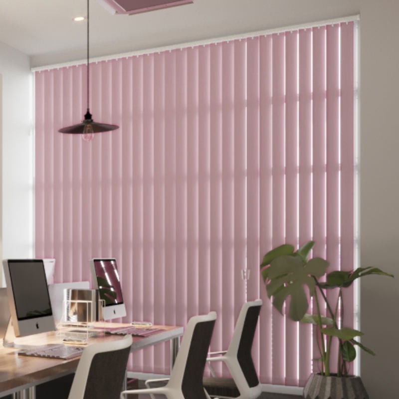 Commercial FR Lilac Dimout Vertical Blind