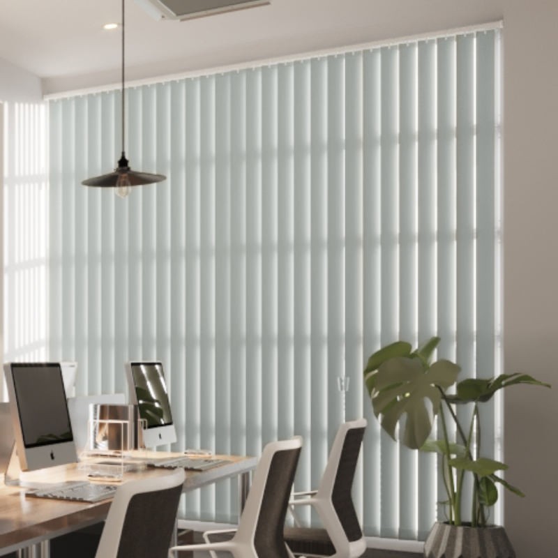 Commercial FR Primrose Dimout Cordless Vertical Blind