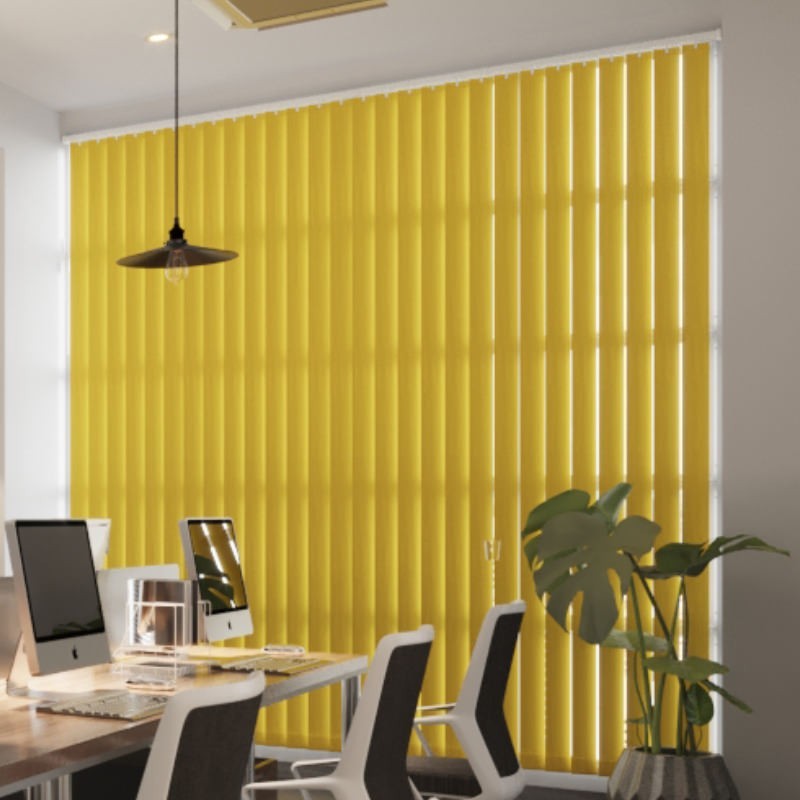 Commercial FR Sunshine Dimout Cordless Vertical Blind