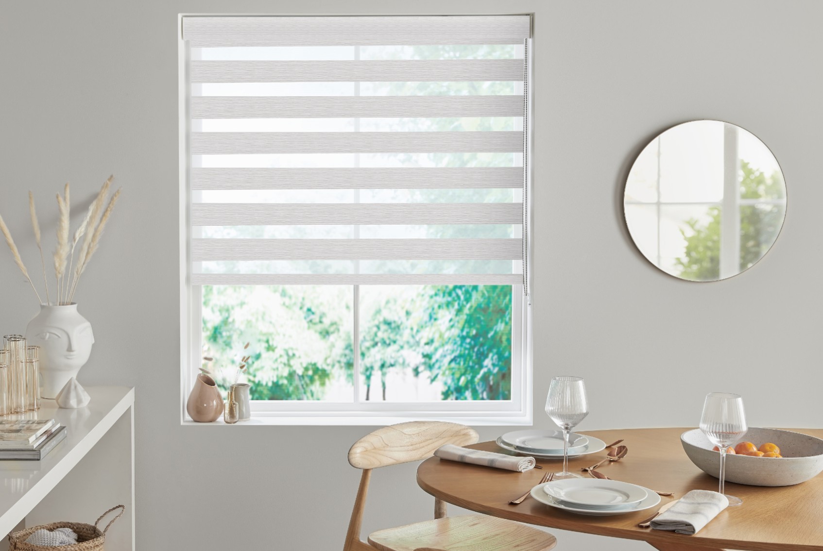 Glandford Silver Dimout Day & Night Blind