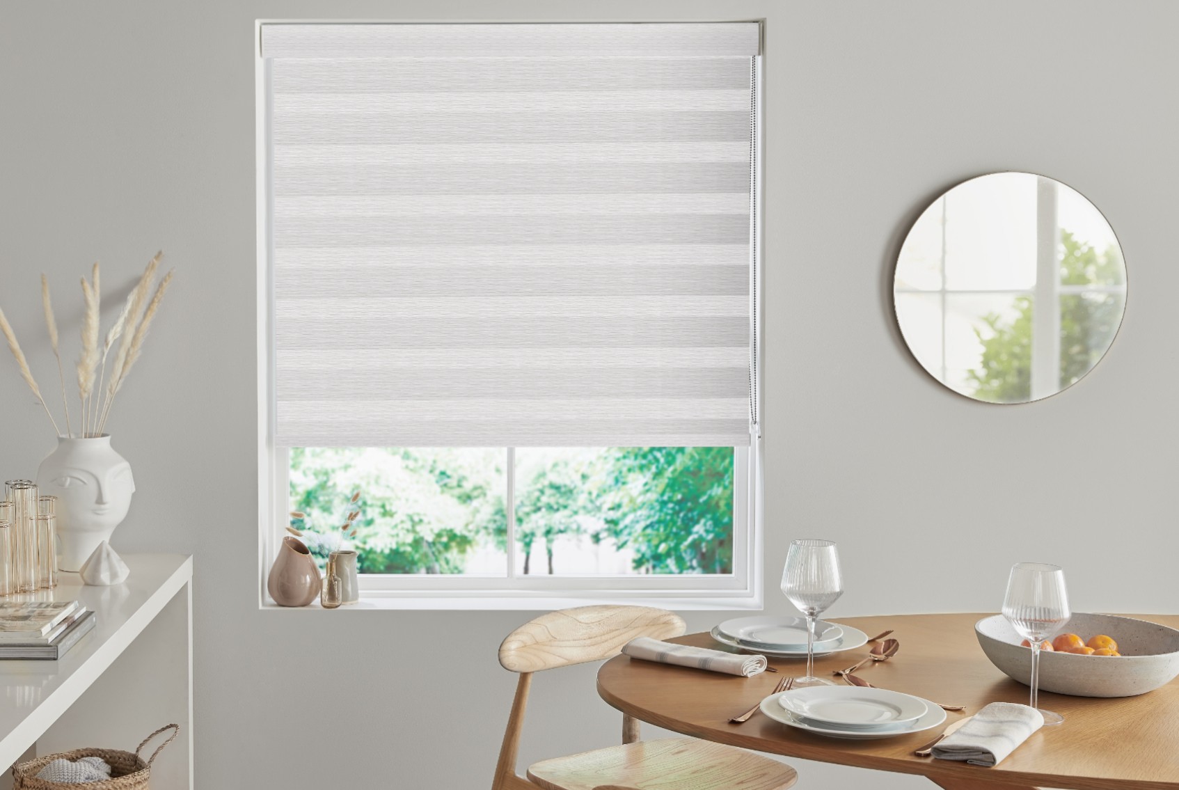 Glandford Silver Dimout Day & Night Blind