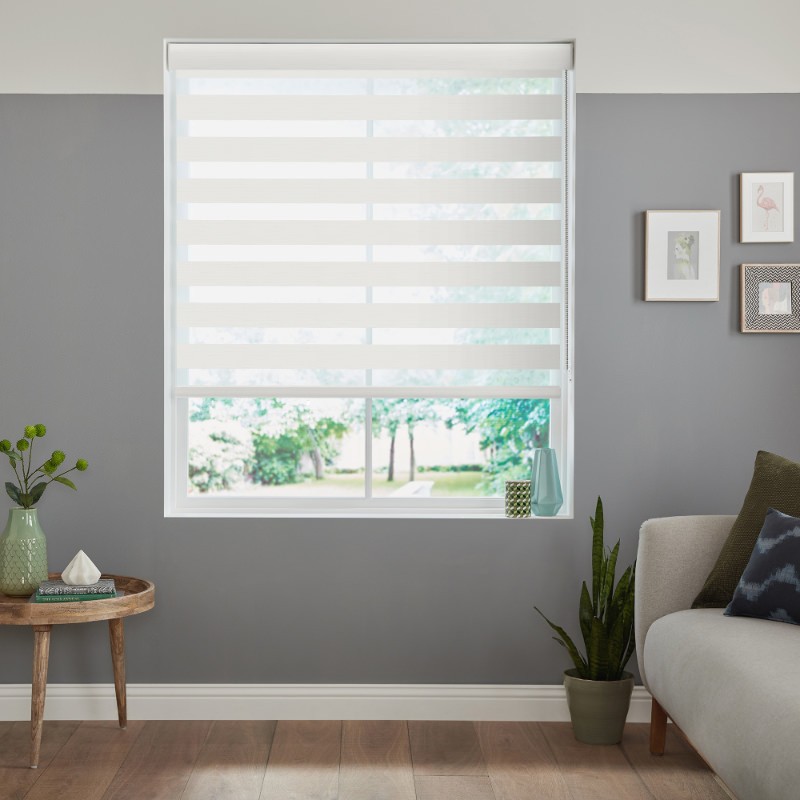 Creake Ivory Dimout Day & Night Blind