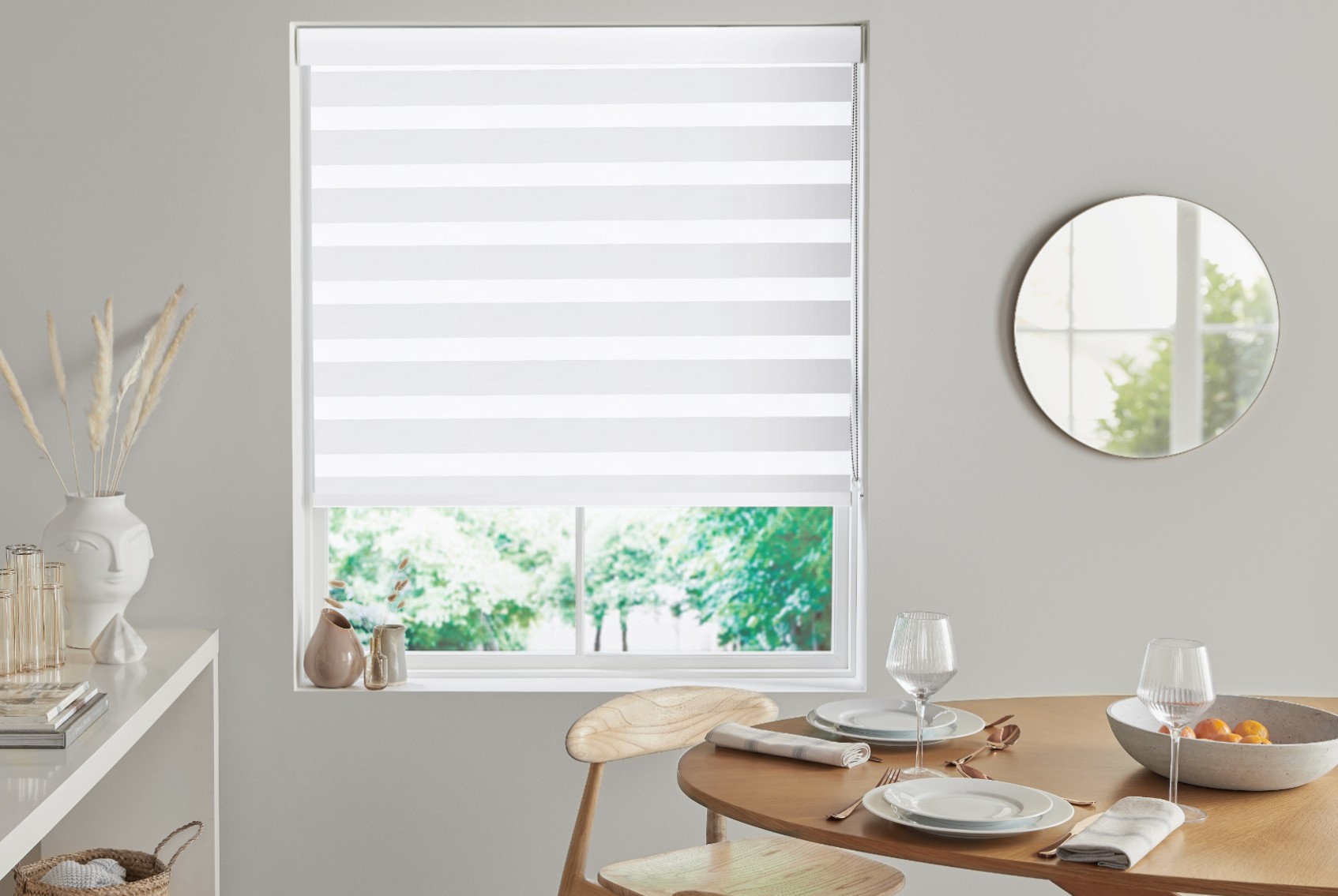 Salle White Dimout Day & Night Blind