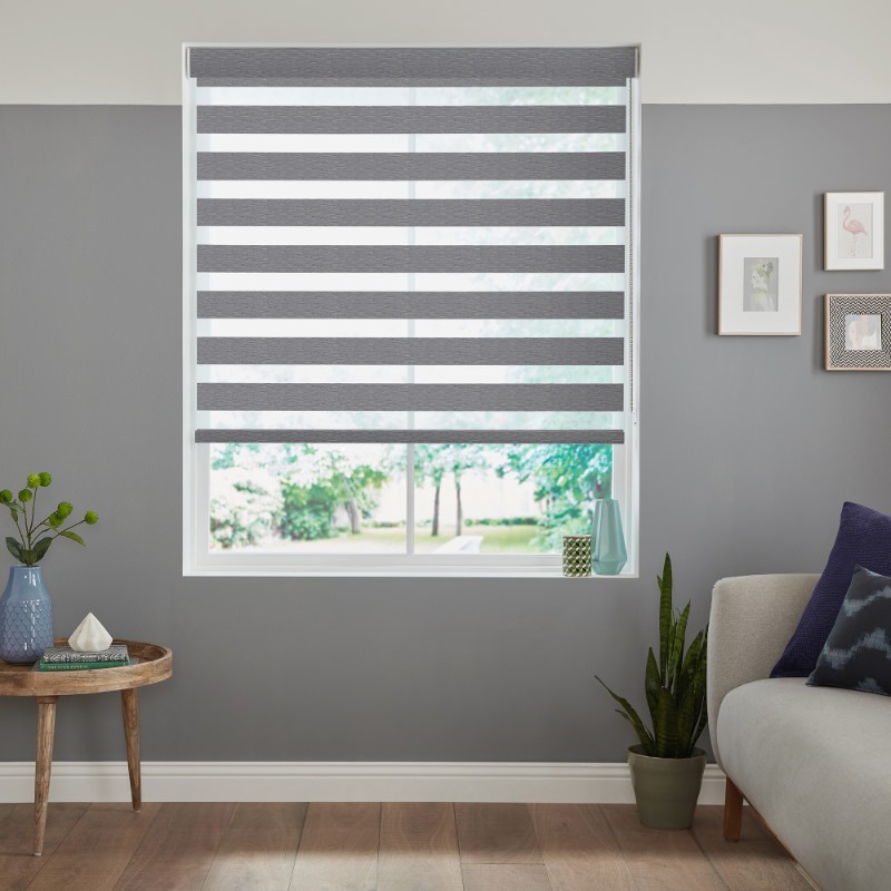 Salle Charcoal Dimout Day & Night Blind