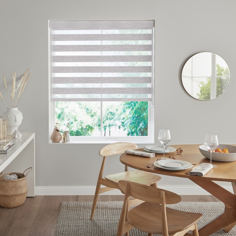 Hoveton Grey Dimout Day & Night Blind
