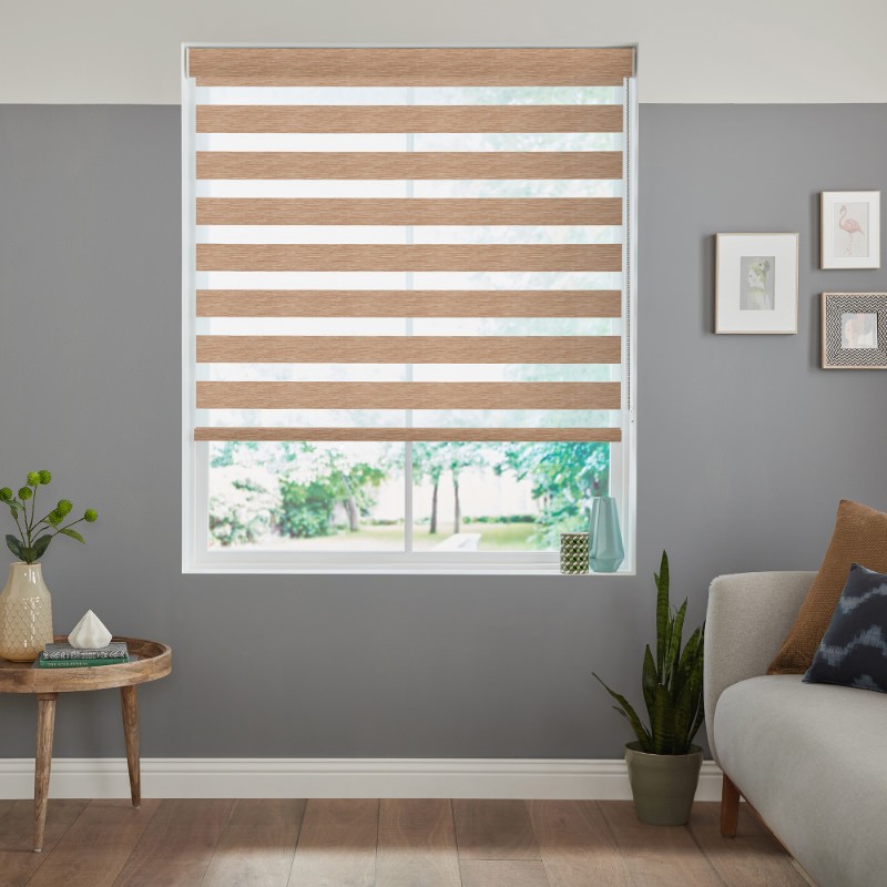 Hoveton Bark Dimout Day & Night Blind