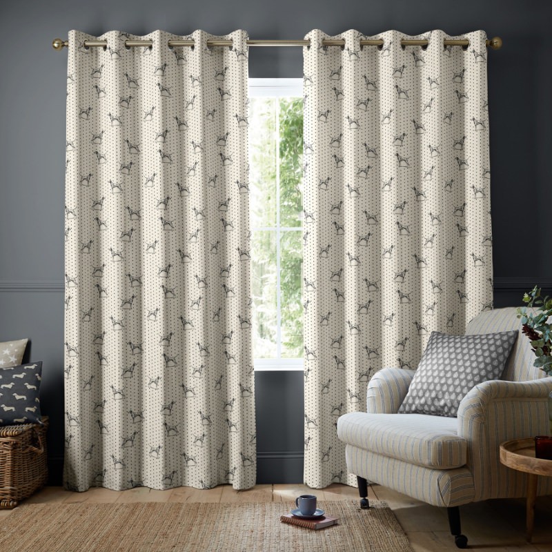 Emily Bond Fred Linen Curtains