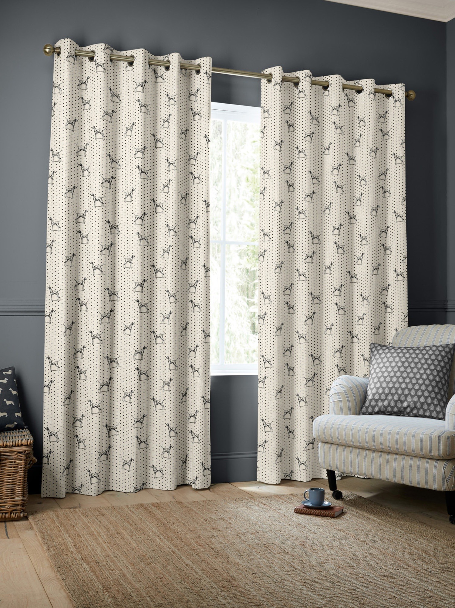 emily bond fred linen curtains