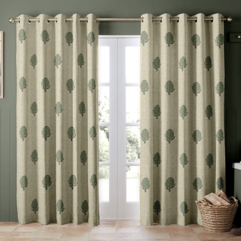 Emily Bond Globe Fern Curtains