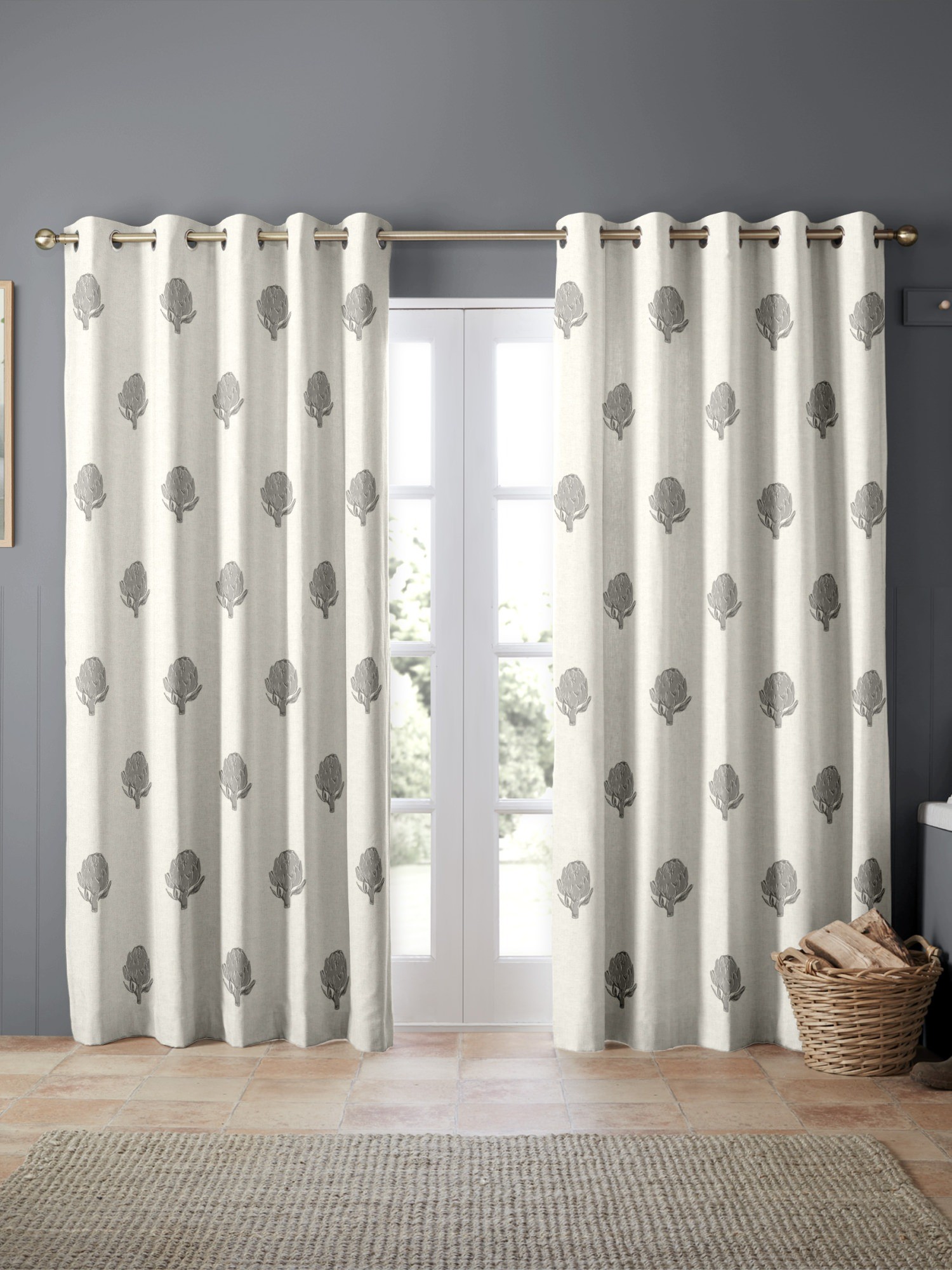emily bond globe pebble curtains