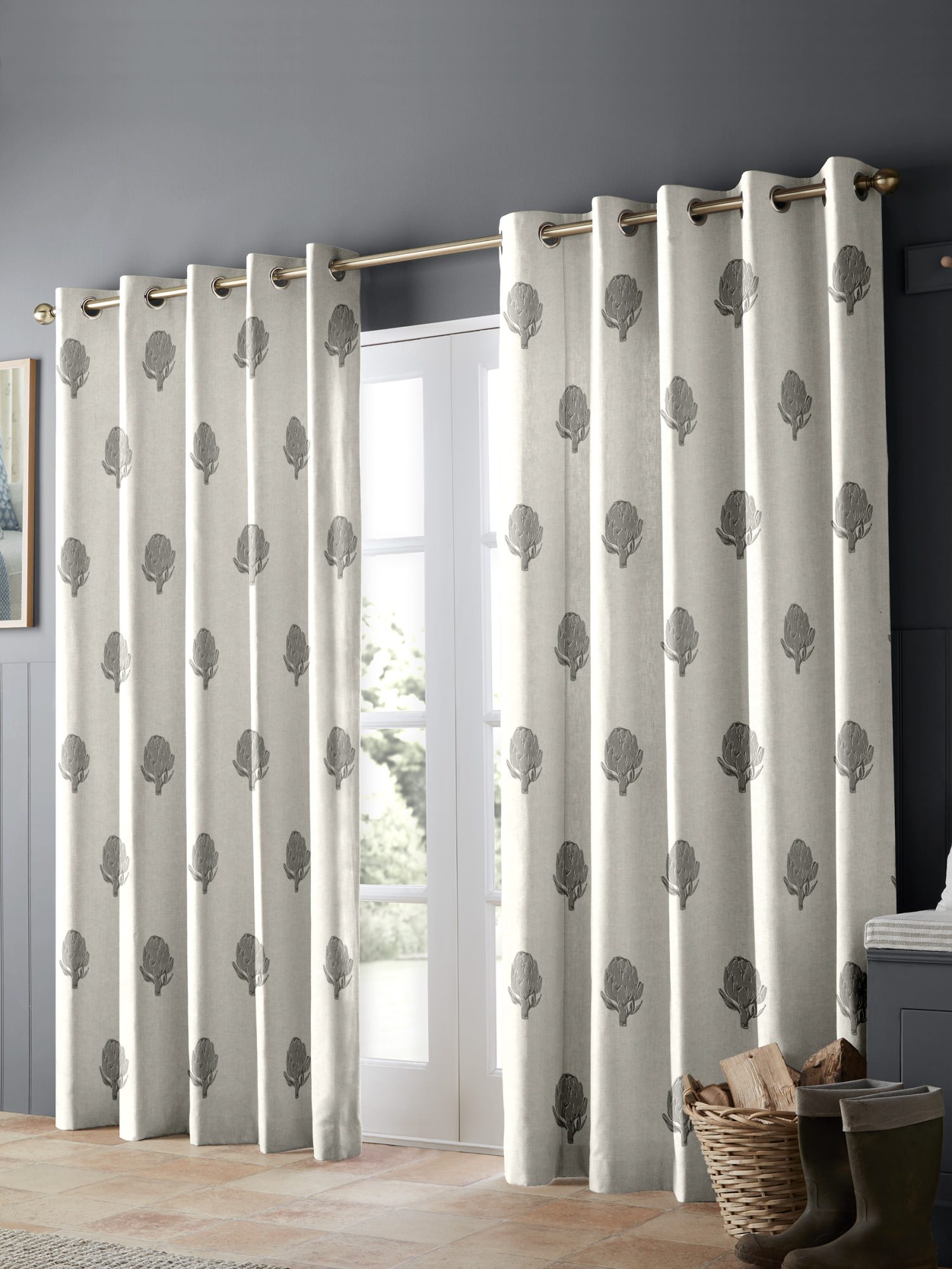 emily bond globe pebble curtains