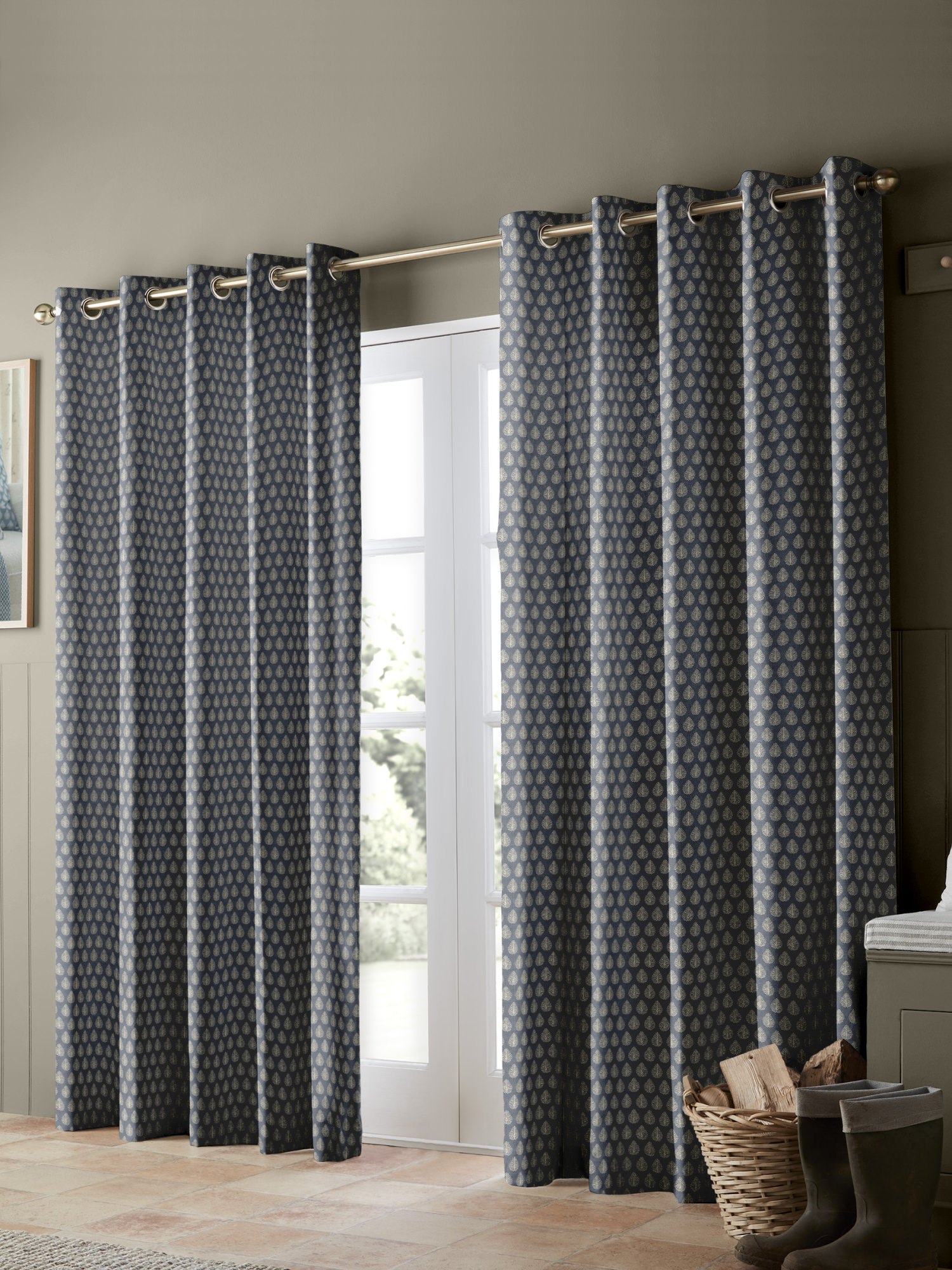 emily bond jaipur indigo curtains