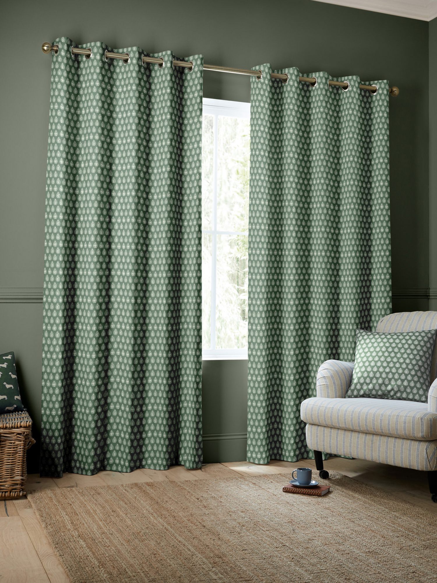 emily bond jaipur sage curtains