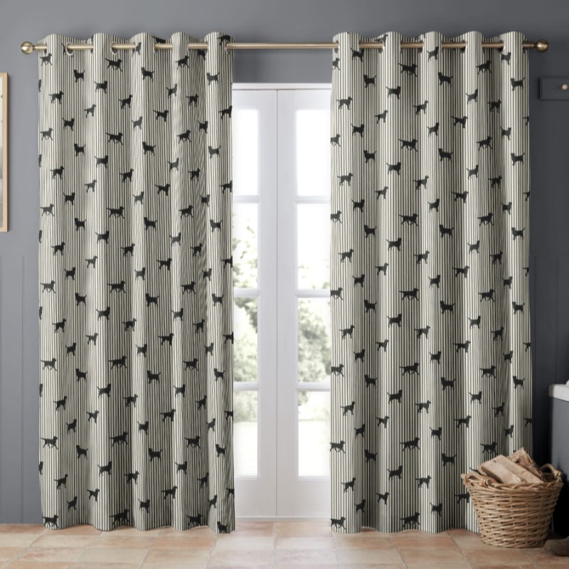Emily Bond Marley Coal Curtains