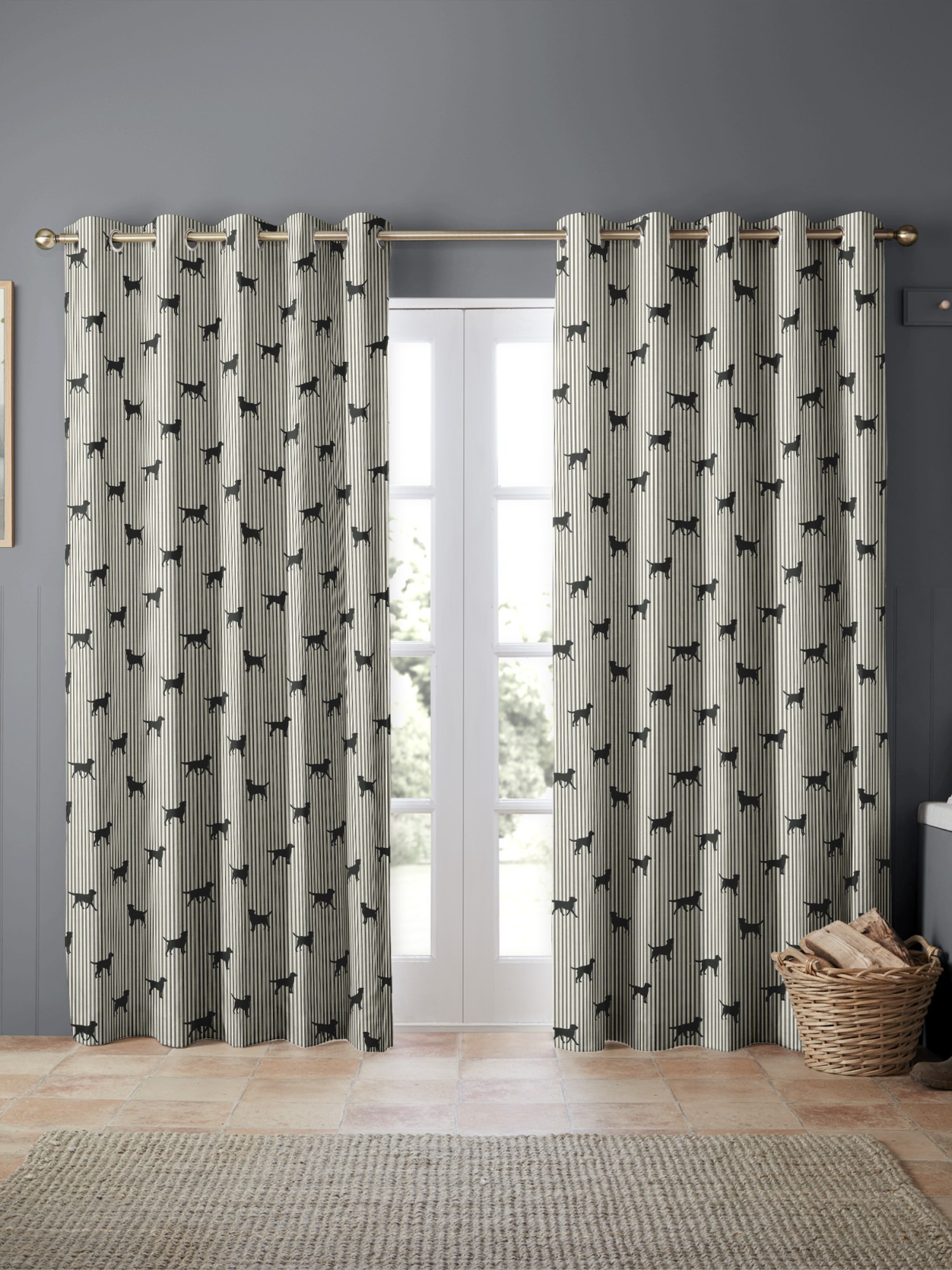 emily bond marley coal curtains