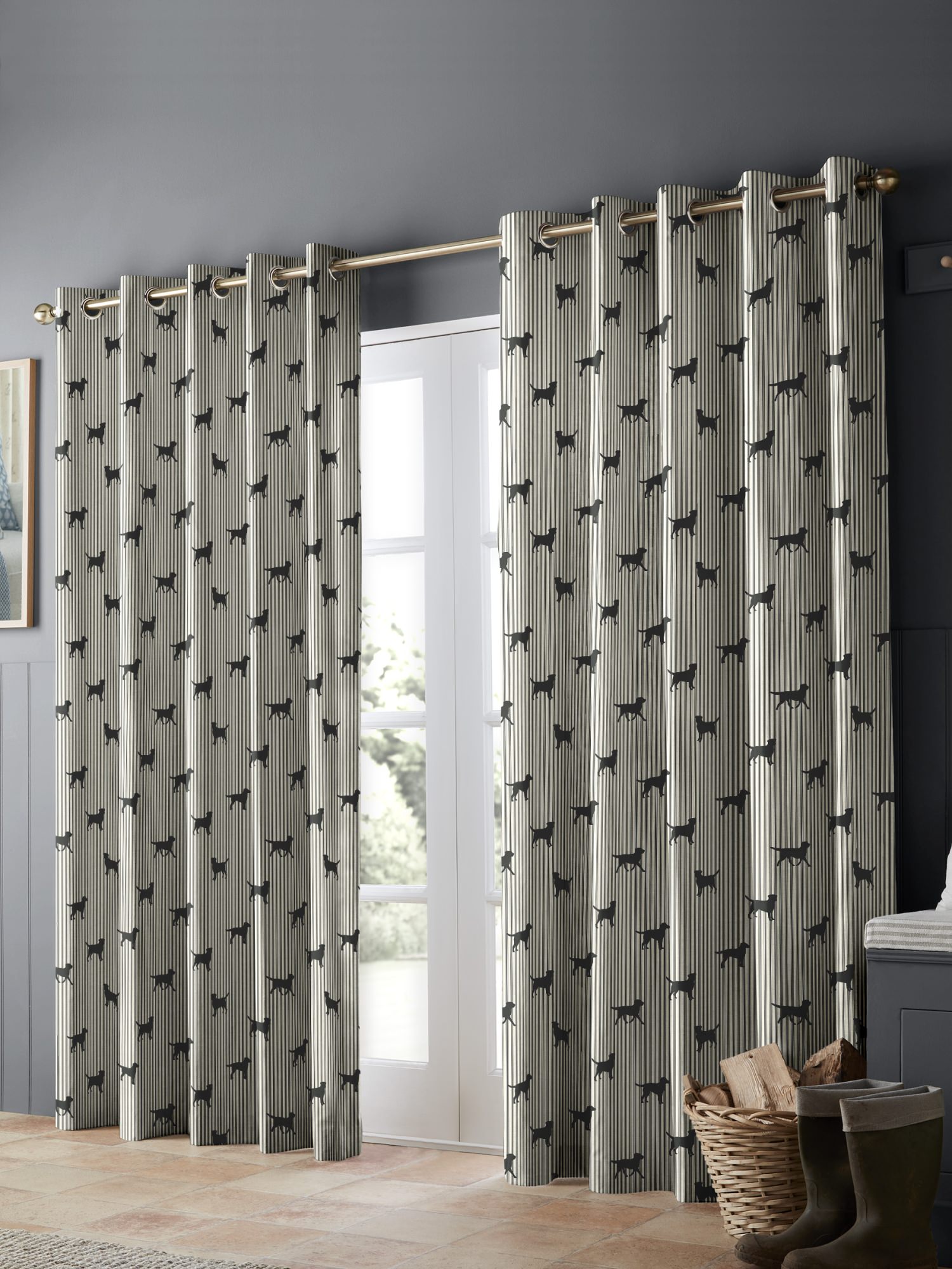 emily bond marley coal curtains