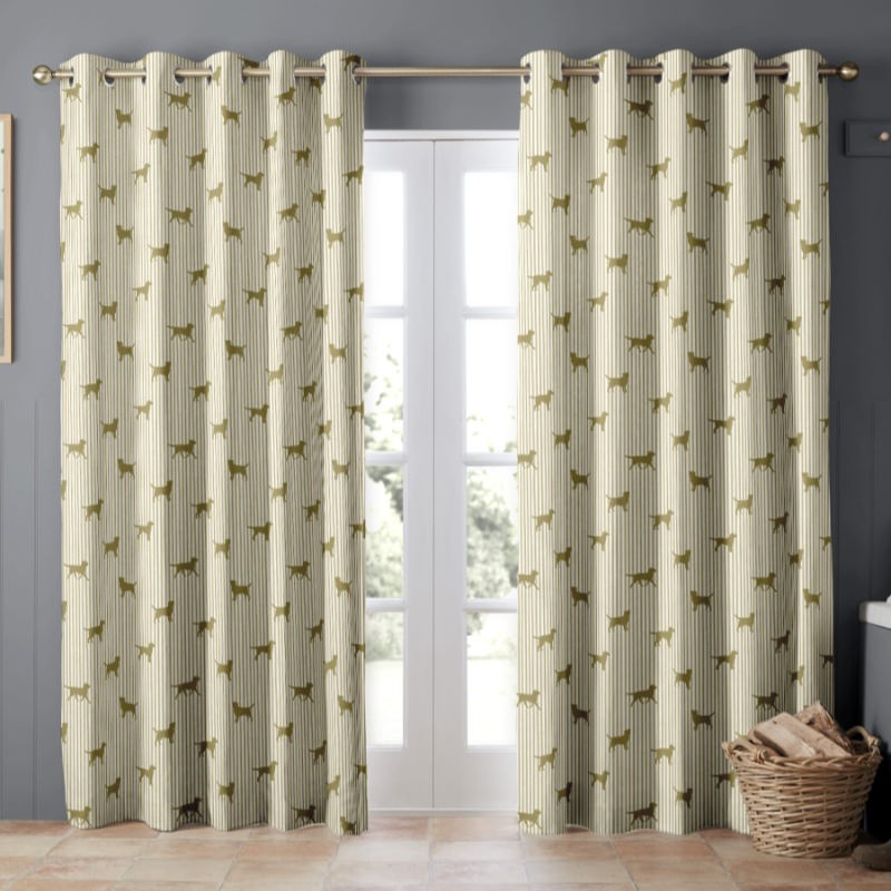 Emily Bond Marley Gold Curtains