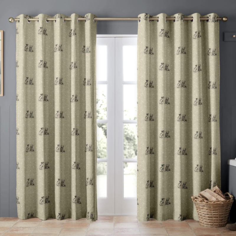 Emily Bond Millie Linen Curtains